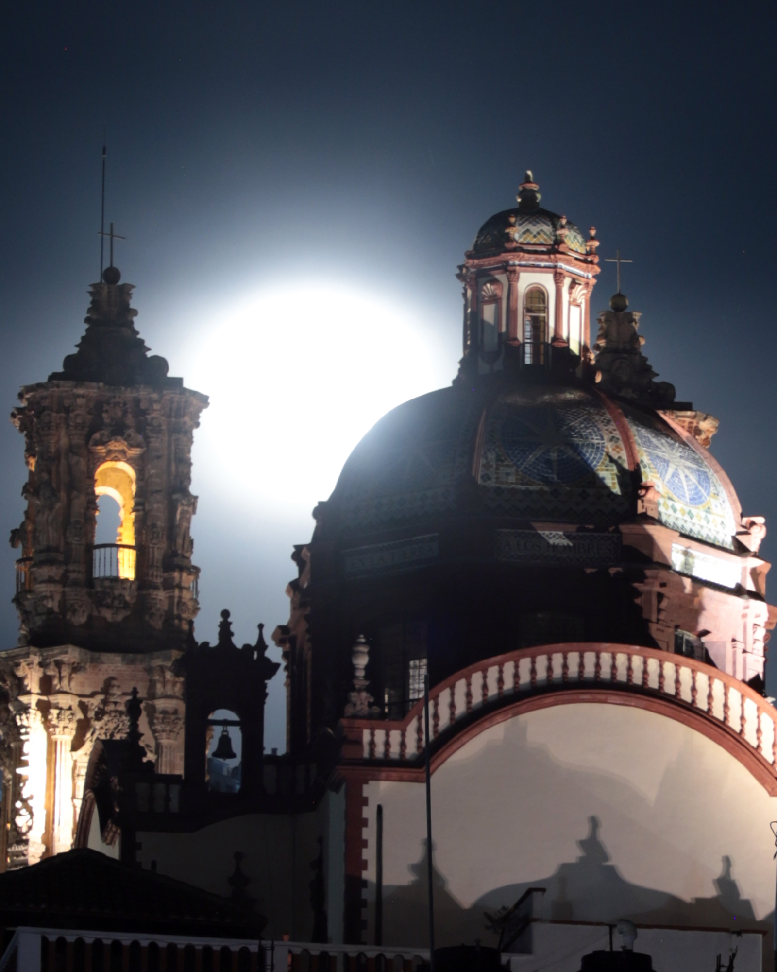 Luna de Octubre en Taxco de Alarcón Guerrero.