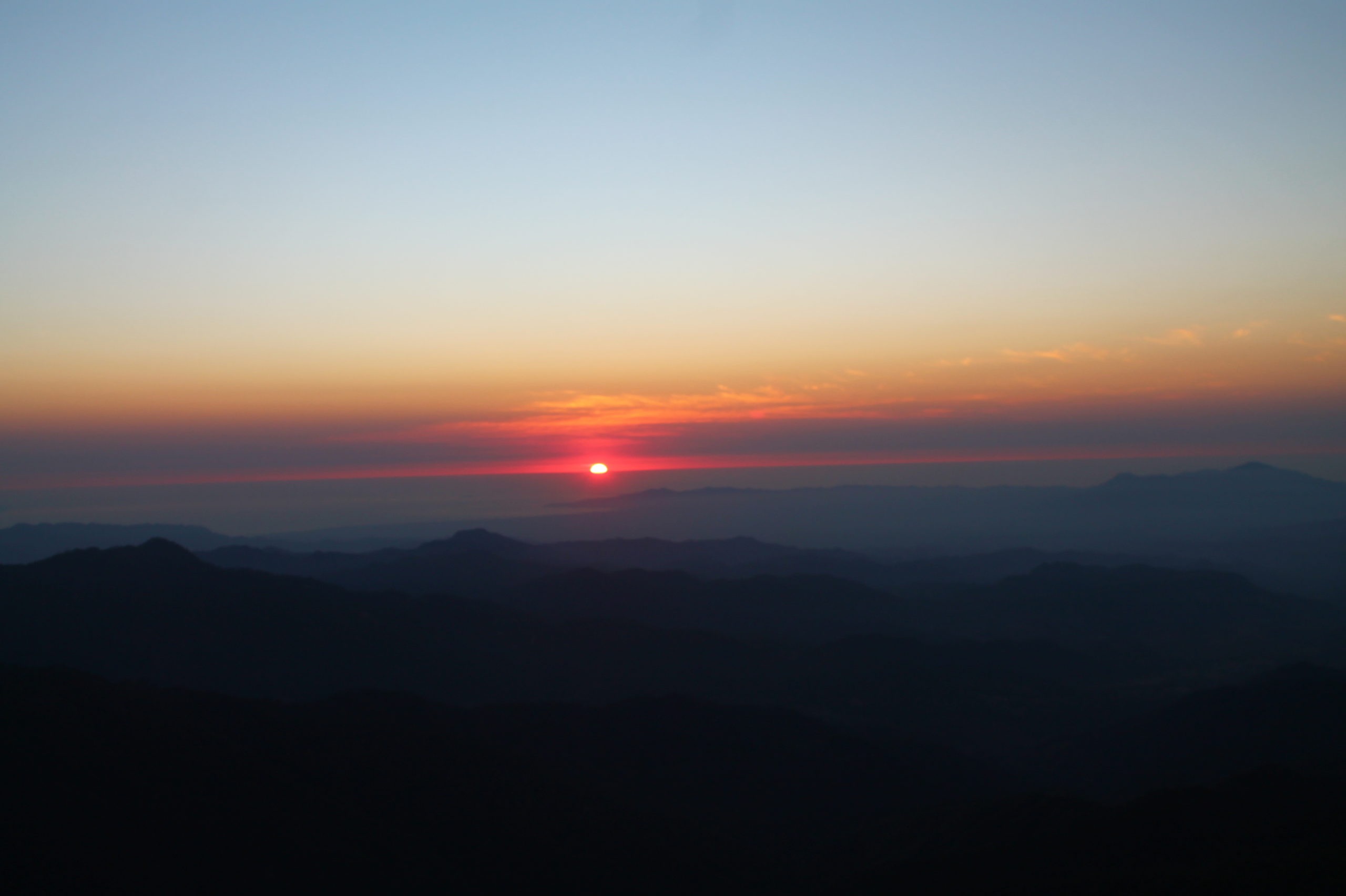 Atardecer de fuego