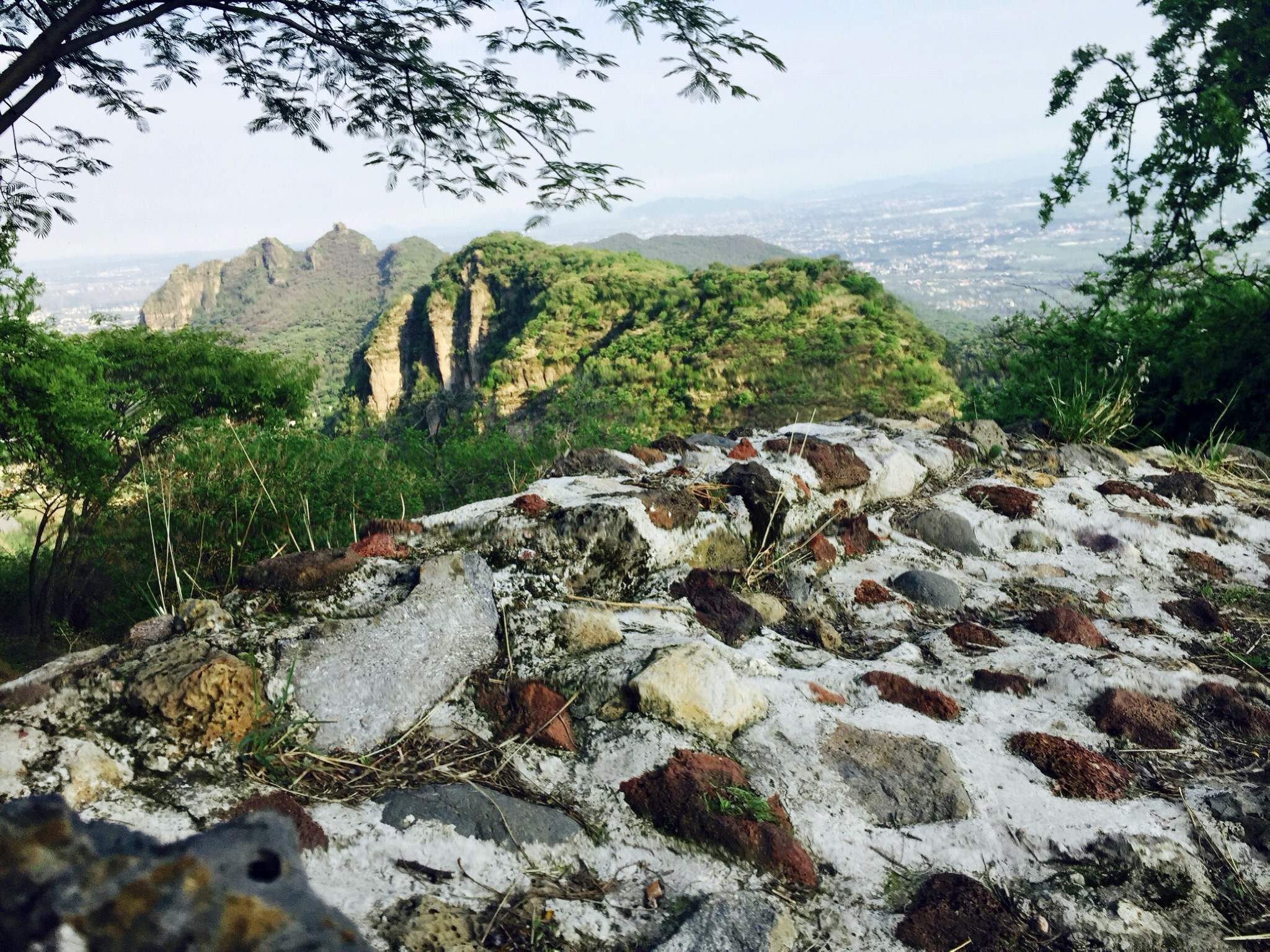 Perspectiva desde la pirámide del Tlatoani