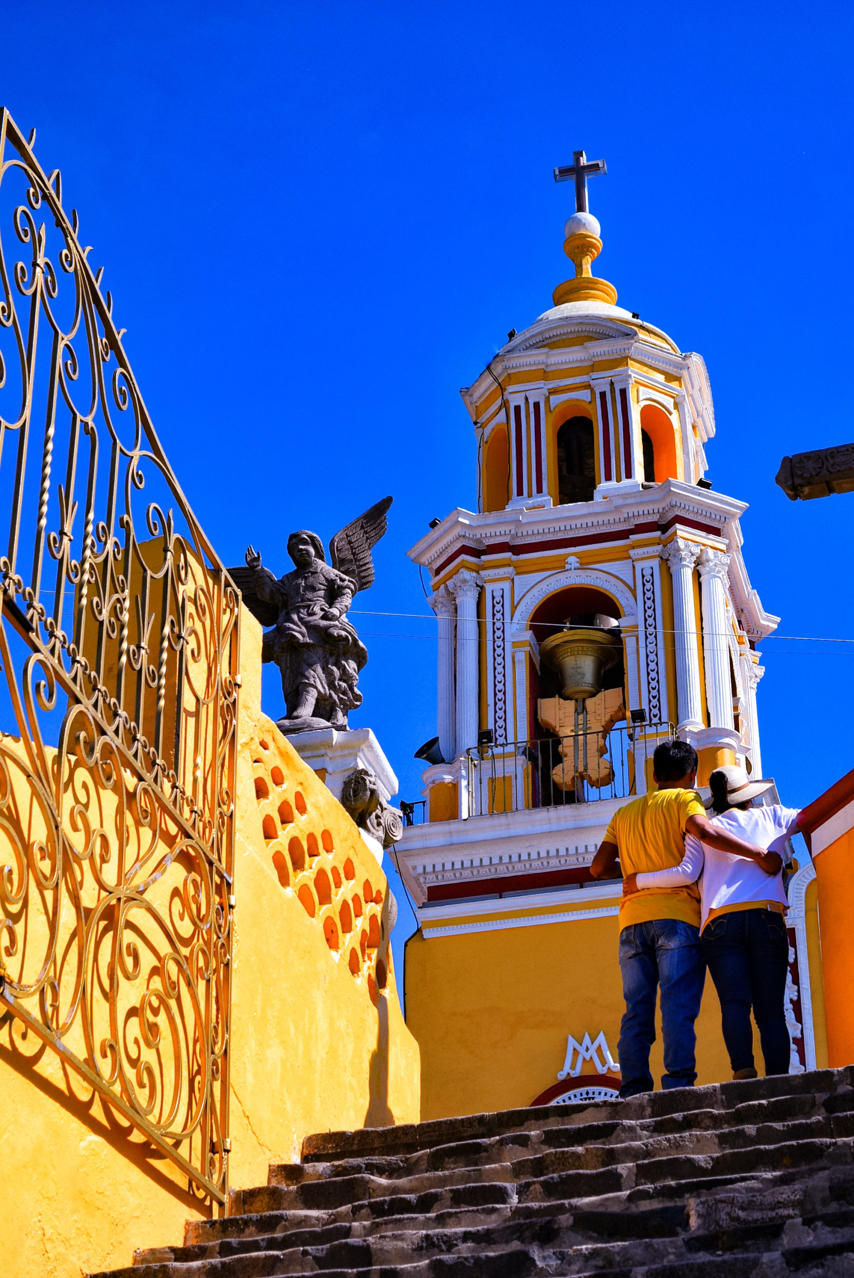 La entrada al Santuario.