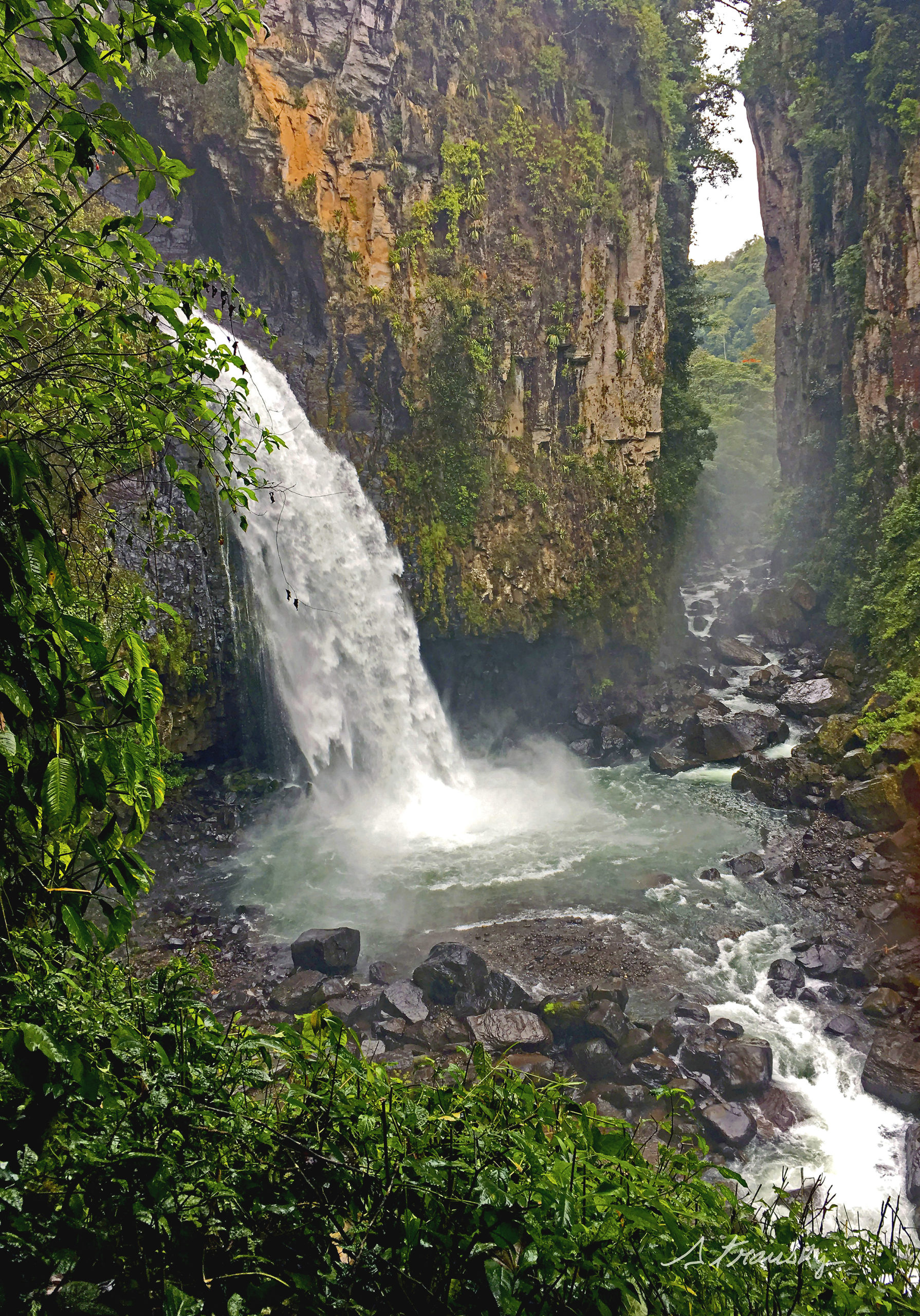 Cascada de Texolo, Sendero del León, Xico, Ver