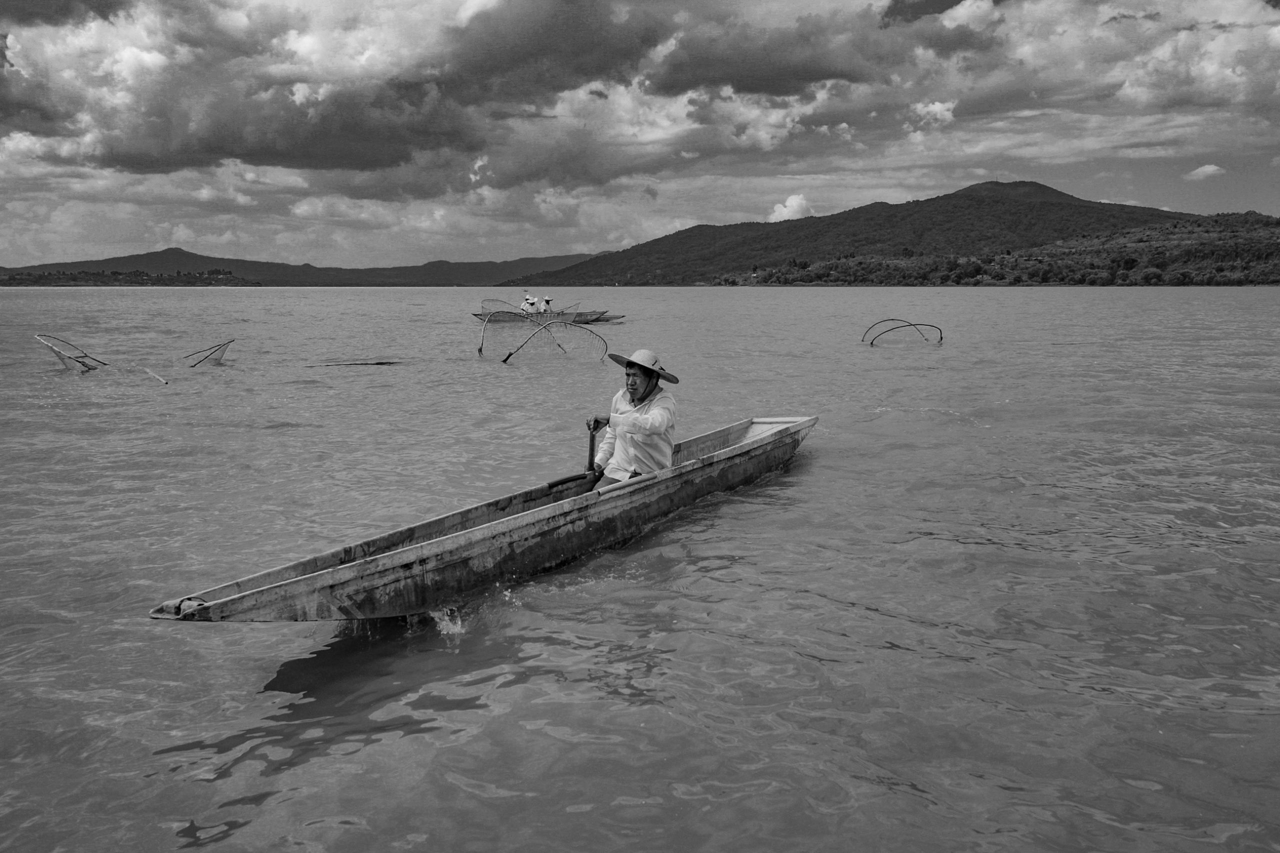 Pesca en Patzcuaro