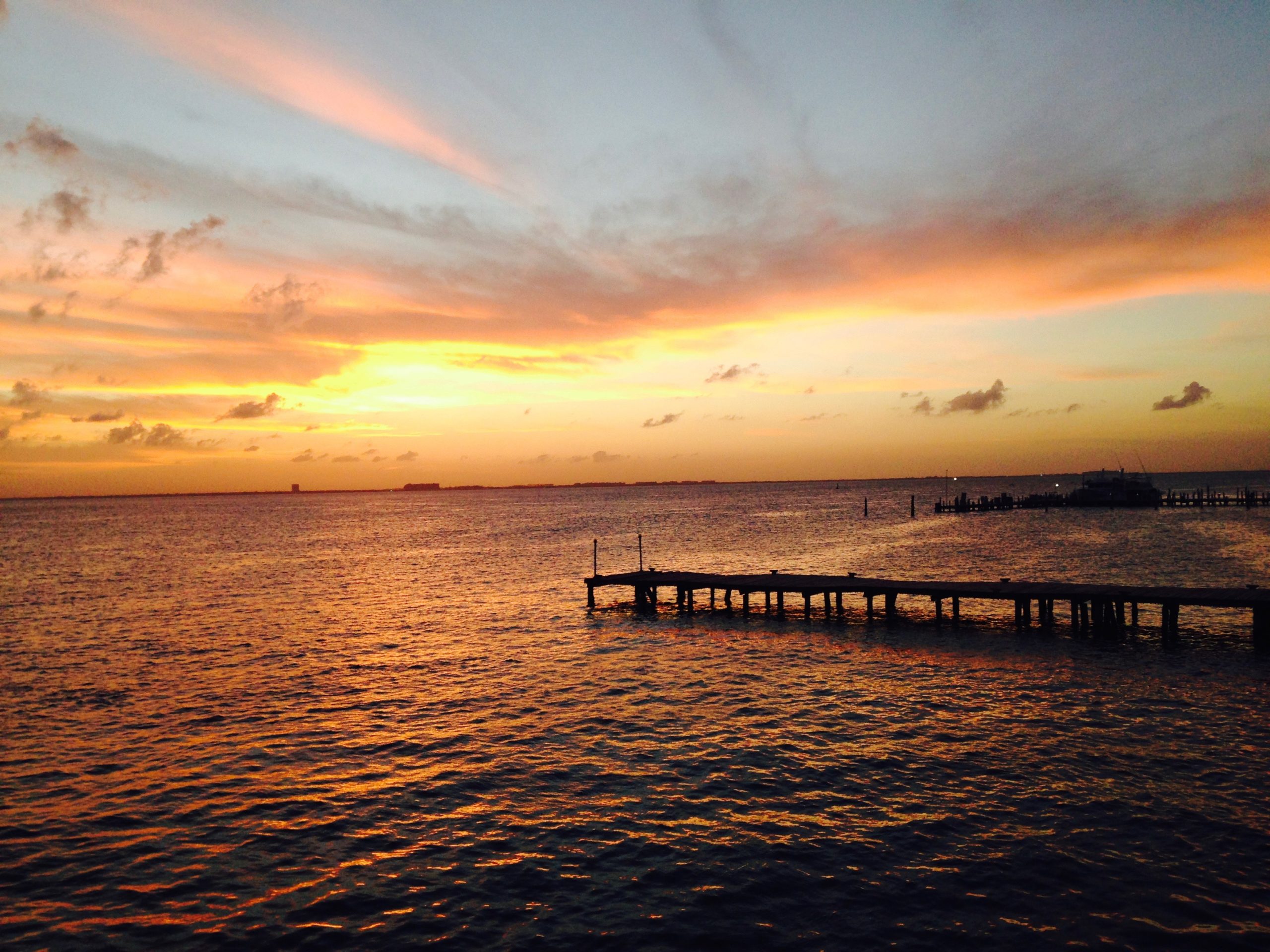 Atardecer en el muelle