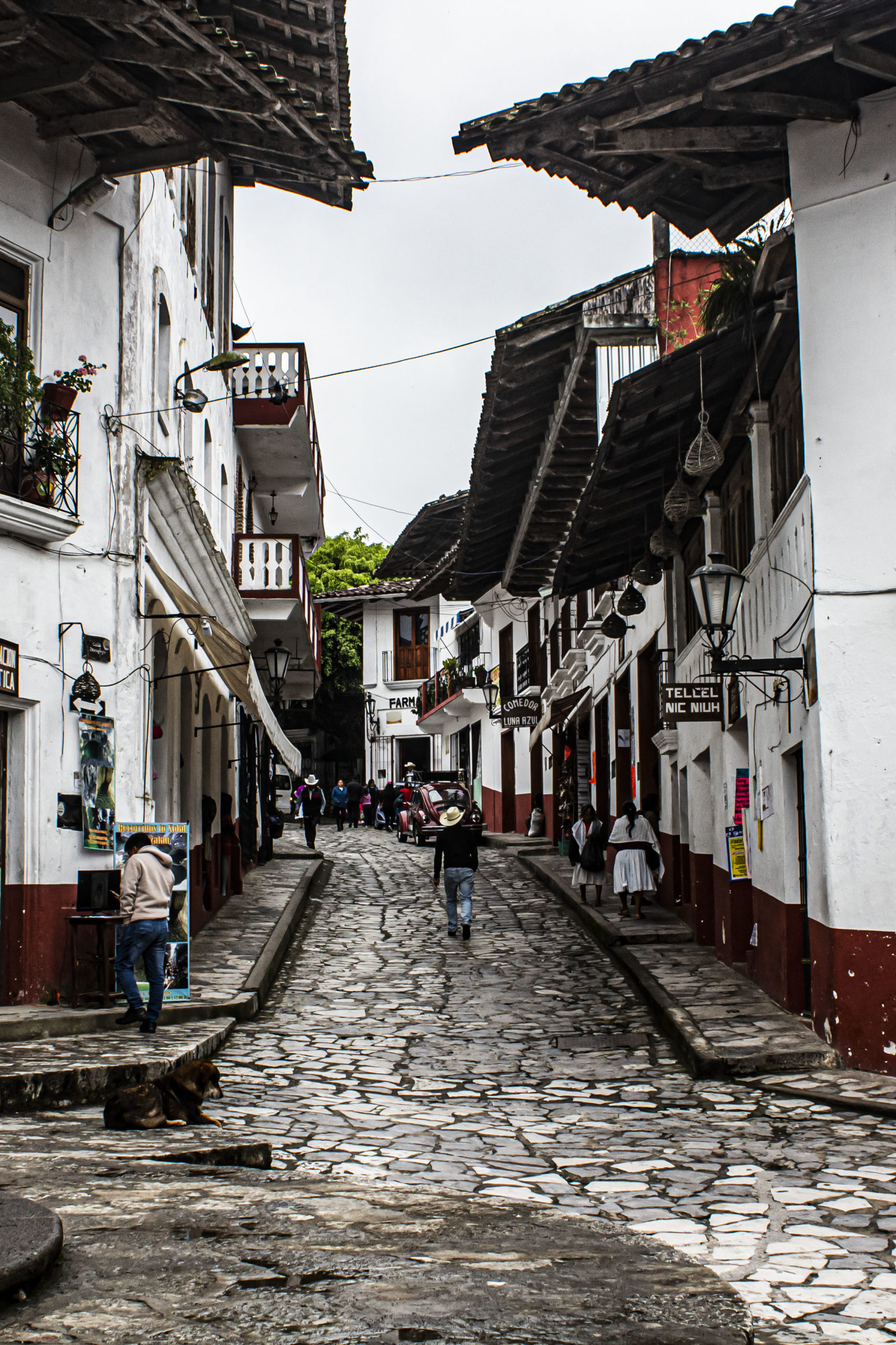 Calles de la sierra norte de puebla