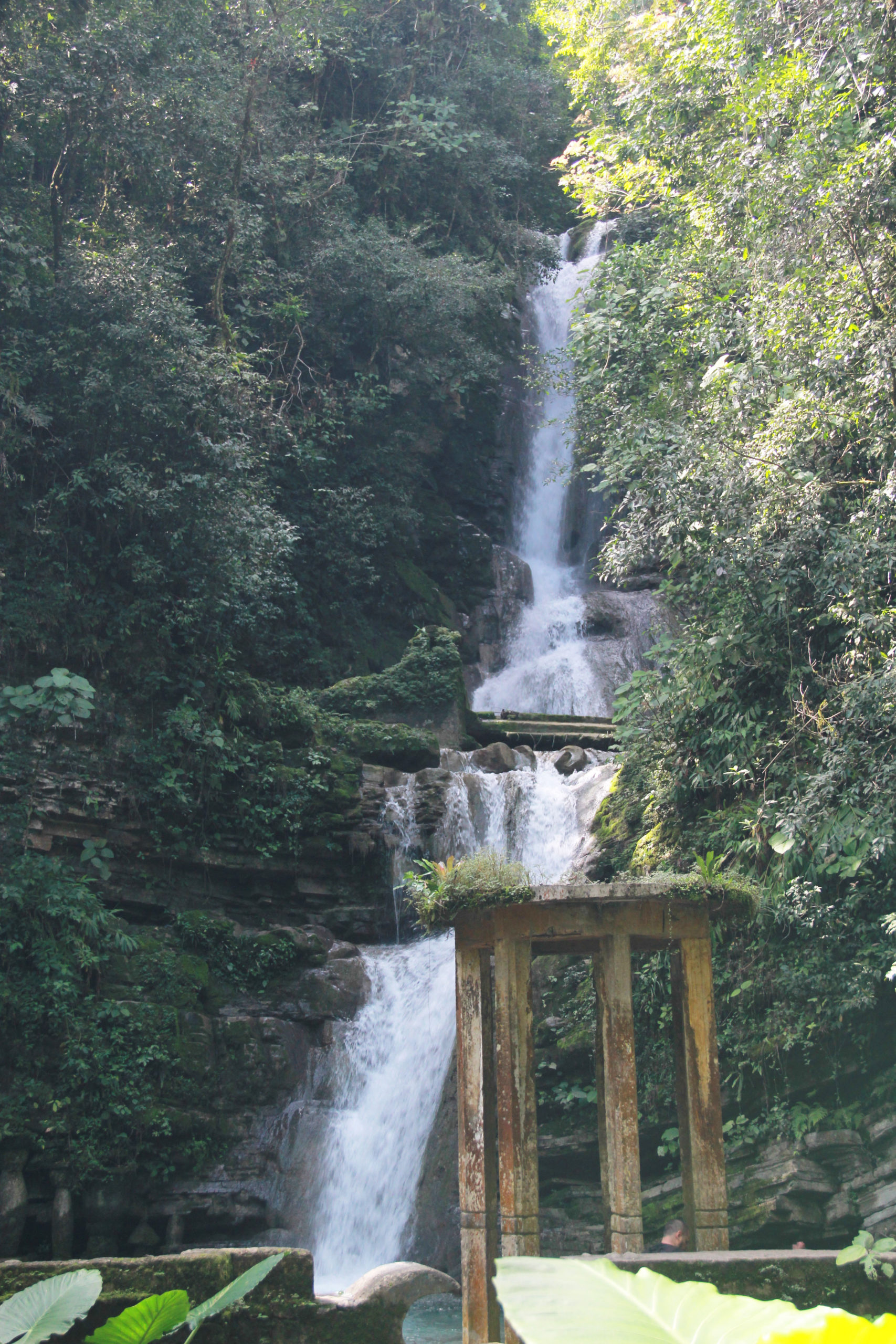 Cascada en el Jardín Surrealista de Xilitla