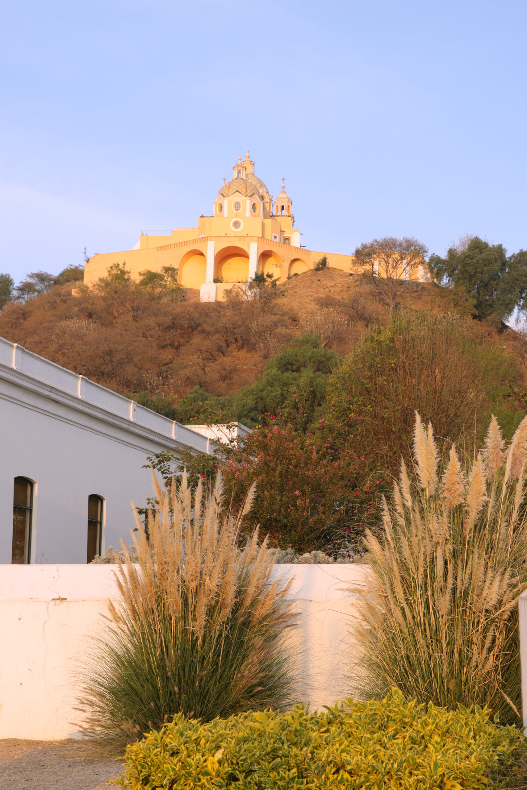 Una fresca mañana de Diciembre en Cholula Puebla.