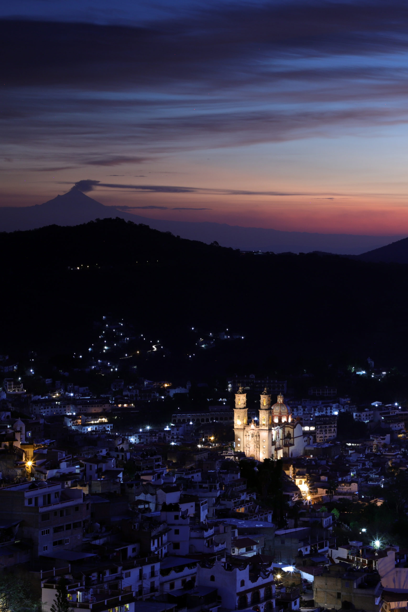 Horizontes y cielos de Taxco de Alarcón Guerrrero.