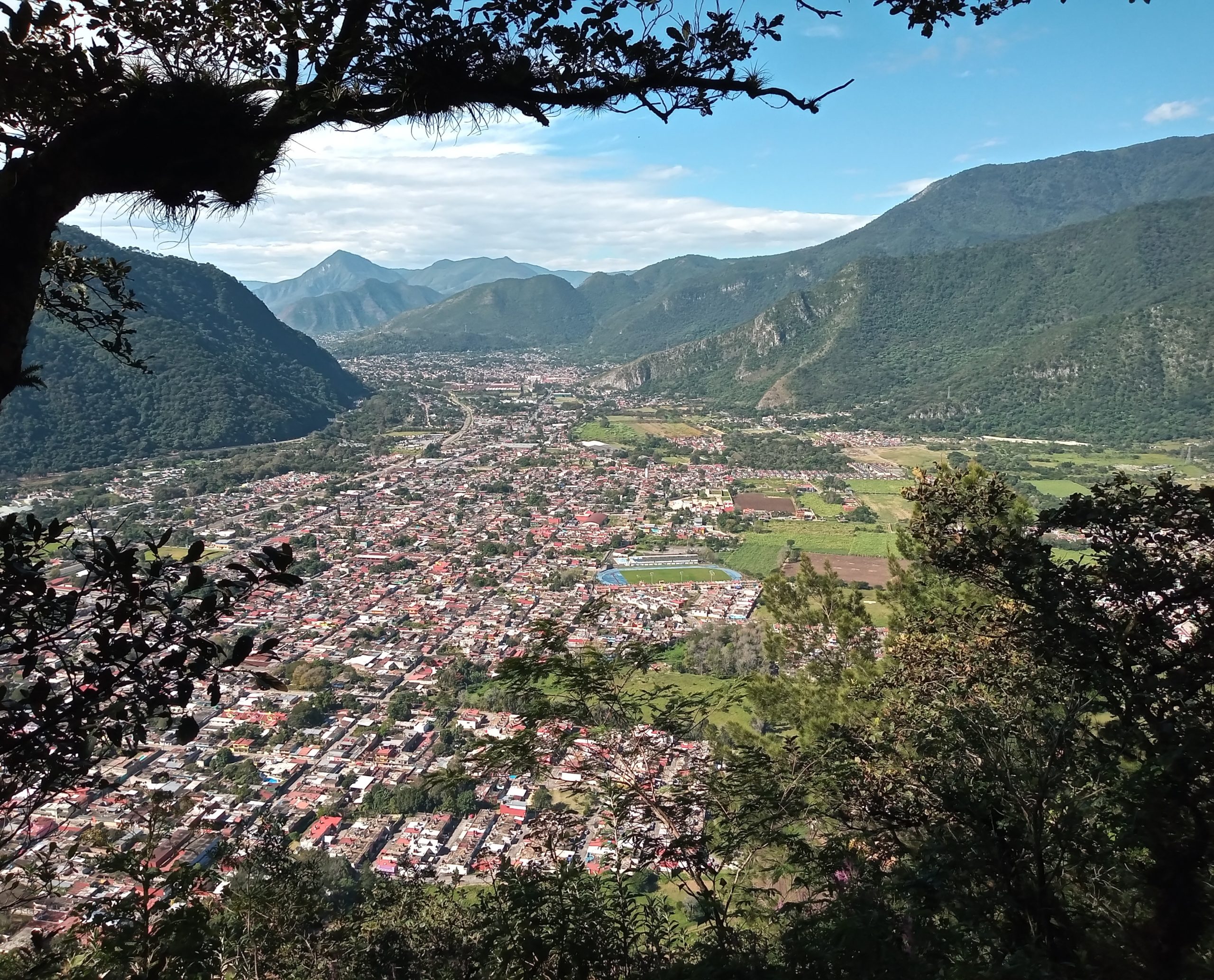 Valle de Orizaba,visto desde el cerro del borrego