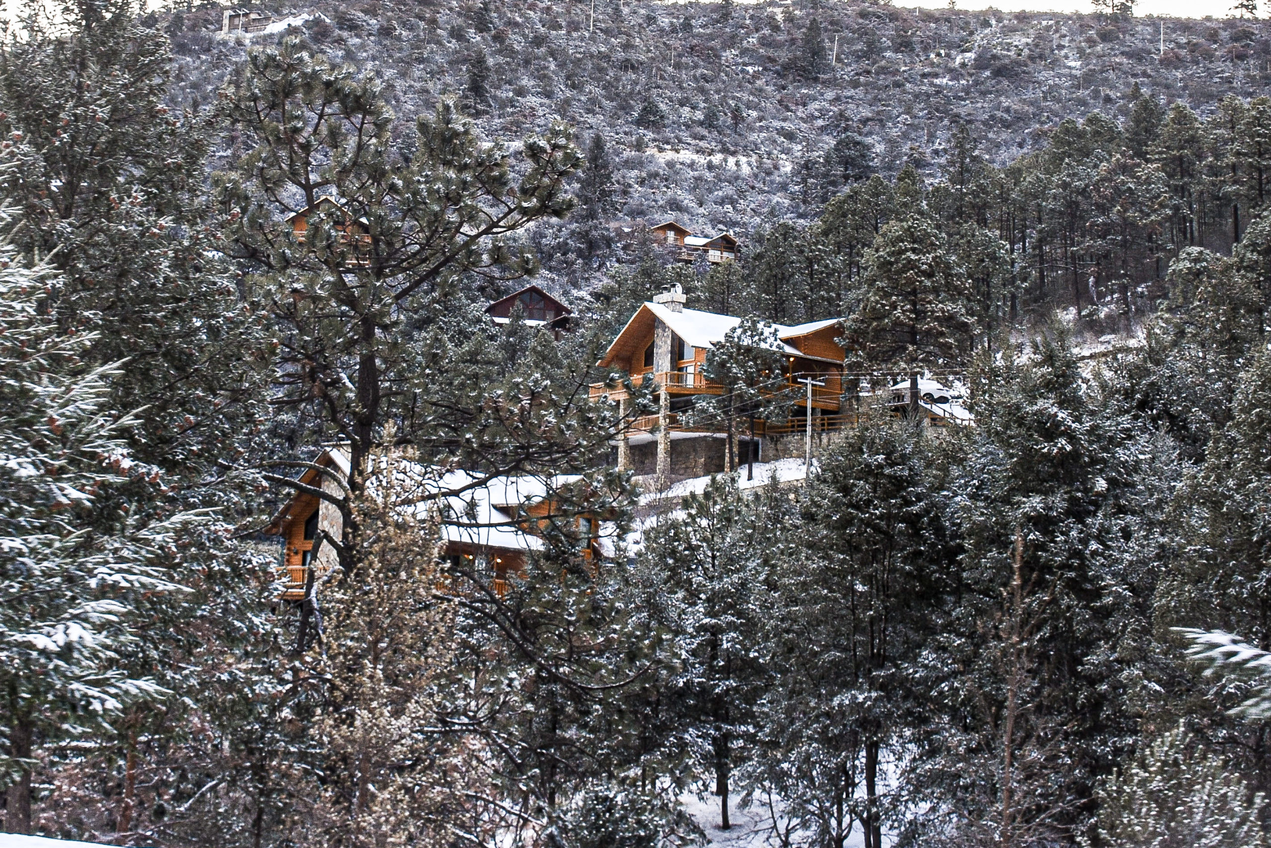 Nevada fin de año en Arteaga Coahuila