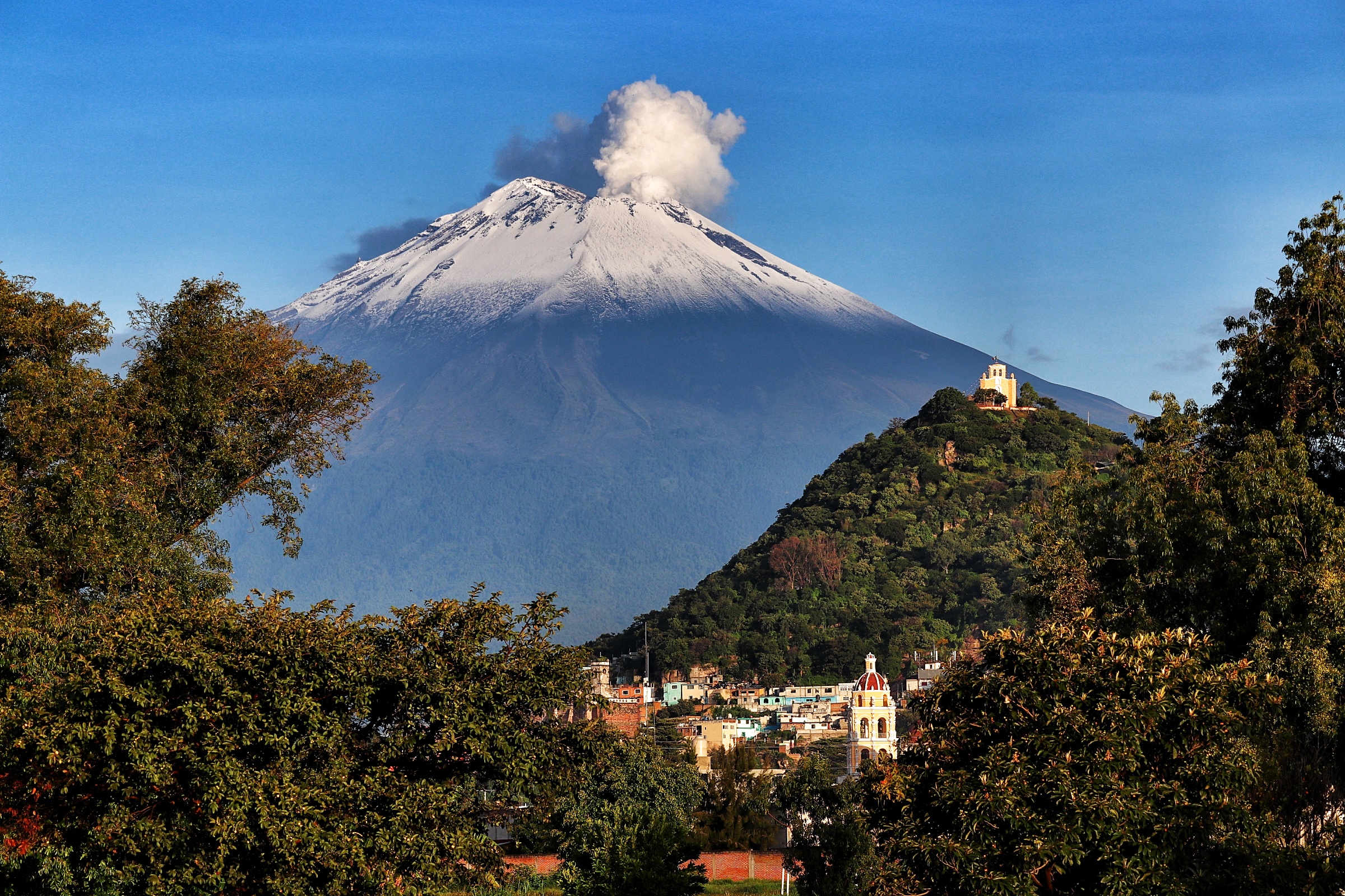 Popocatepetl desde Atlixco