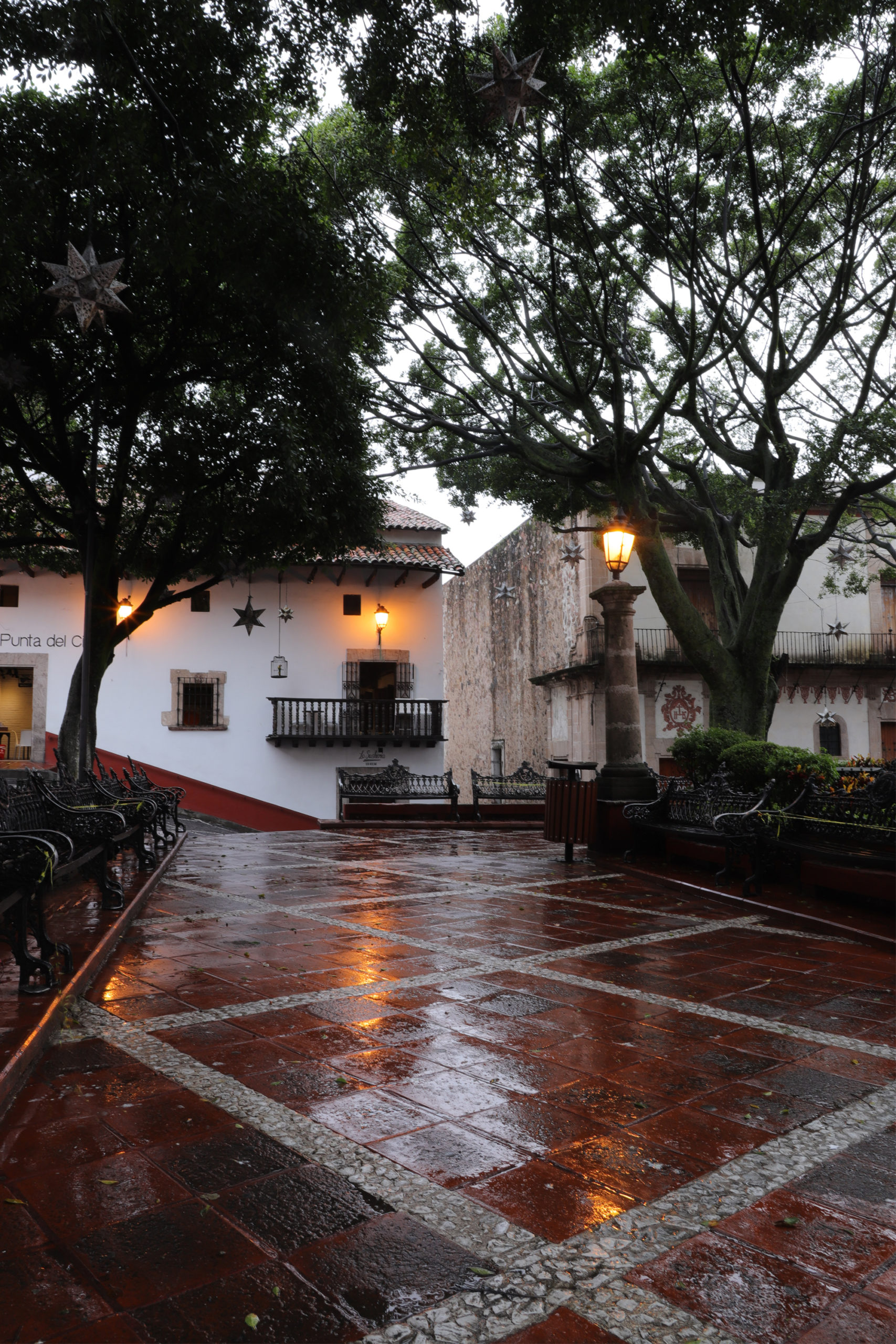 Perfiles del Zócalo de Taxco de Alarcón Guerrero.