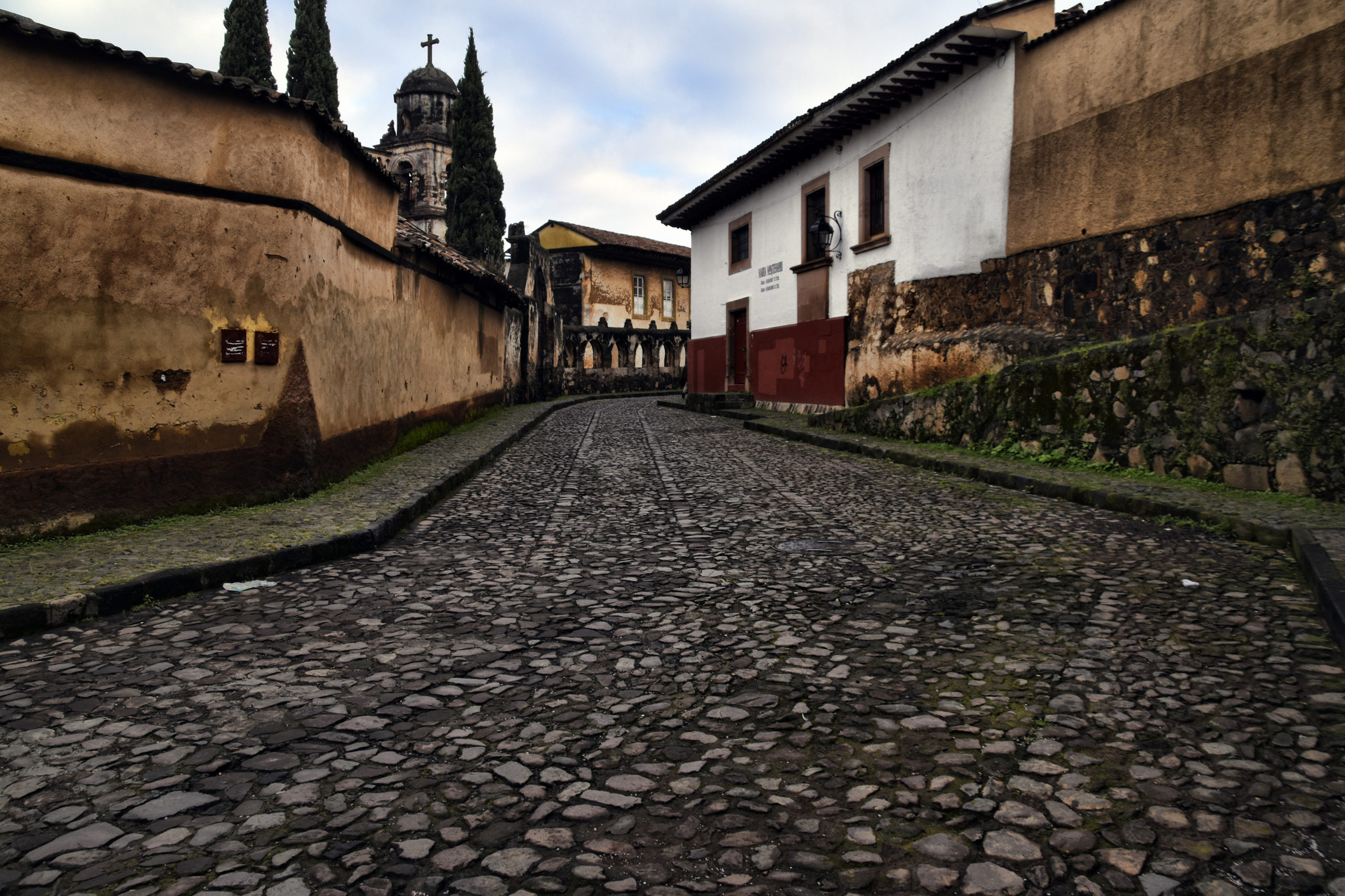 Típica calle en Pátzcuaro